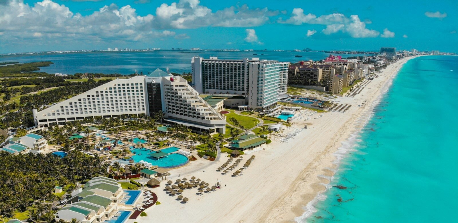 aerial view of people on beach during daytime