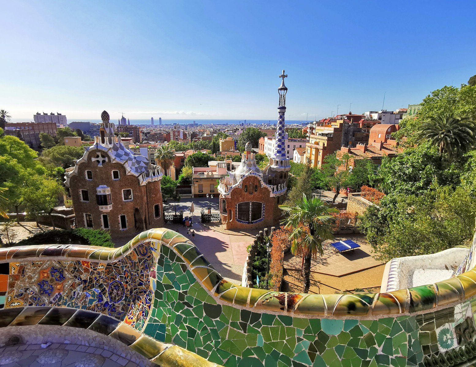 Barcelona, Espagne aerial view of city buildings during daytime