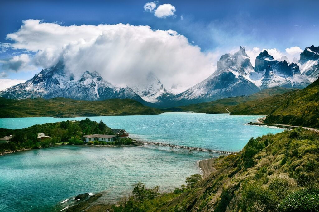 Torres del Paine National Park, Chile
lake near snow-covered mountain during daytime