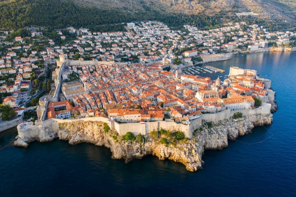 Dubrovnik, Croatia aerial view of city buildings near body of water during daytime