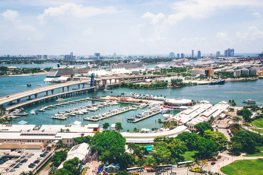miami travel guide buildings near trees