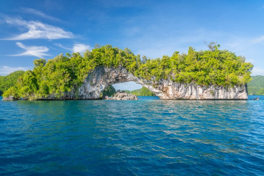 Koror, Palau
an island in the middle of a body of water